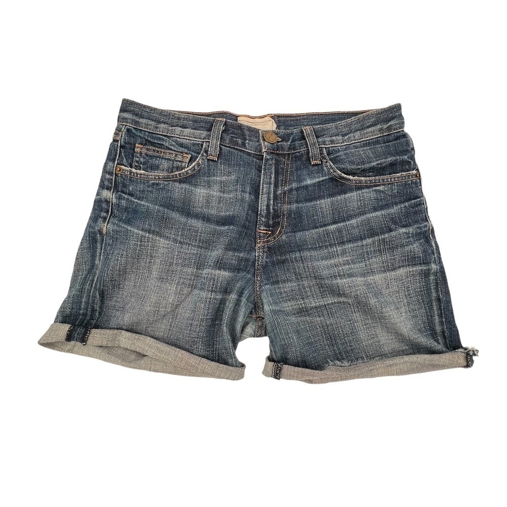Current/Elliott Moody Cuffed Hem Denim Jean Shorts Size 26 Women’s